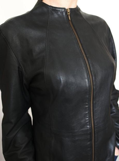 Kožená dámska bunda marks&spencer veľ.40, marks & spencer,l