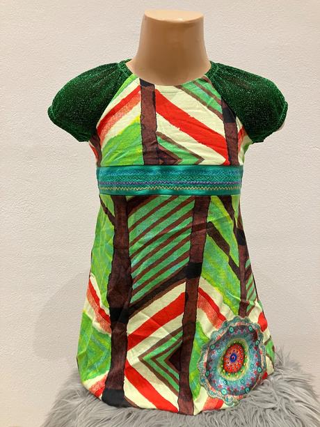 Dievčenské šaty krátky rukáv desigual (5-6 r.), desigual,116