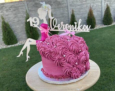 Zápich do torty - slečna/ žena, 