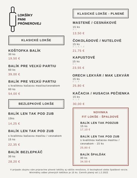 Čerstvé domáce zemiakové lokše,