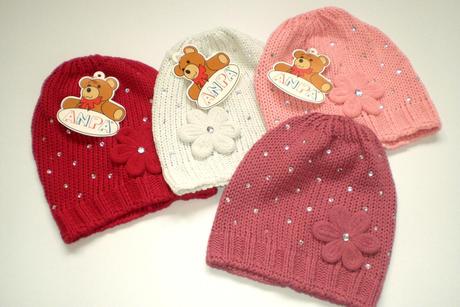 Háčkovaná čiapočka s kvetom, 80 - 158