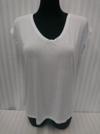 Dámsky elastický biely top, pieces, l, l