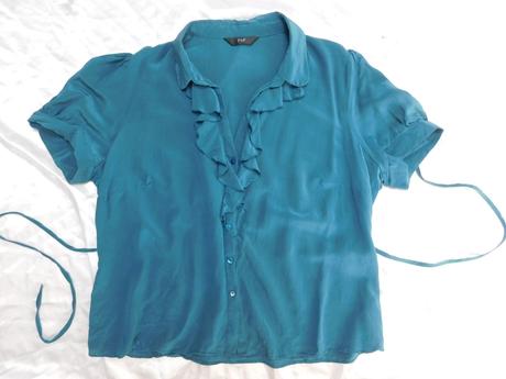 Pekna hodvabna bluzka, f&f,46