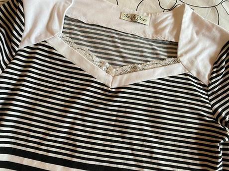 Elastický pásikový pulóvrik v. m/l, m