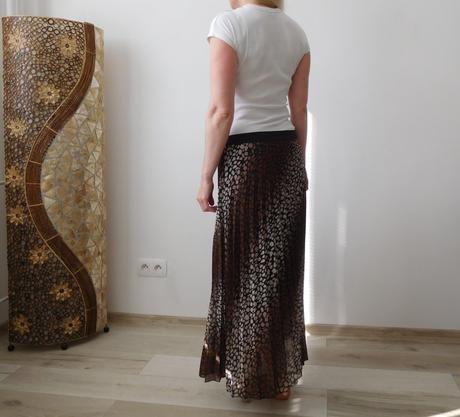 Plysovaný tyl suknička dlhá 90 cm,, 36