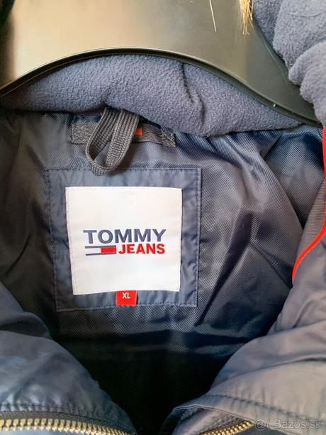 Páperová bunda tommy hilfiger, tommy hilfiger,xl