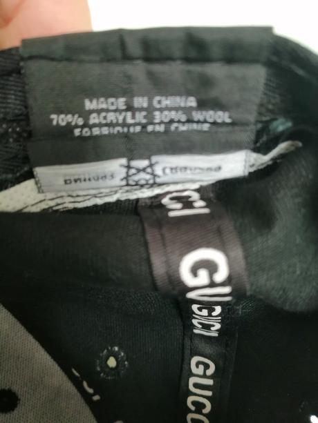 Čiapka dievčenska gucci   čierna, 56