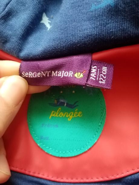 Nepremokovana pogumovaná prechodna bunda vel. 122, sergent major,122