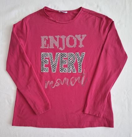 Tričko tmavoružové s nápisom, mayoral,164