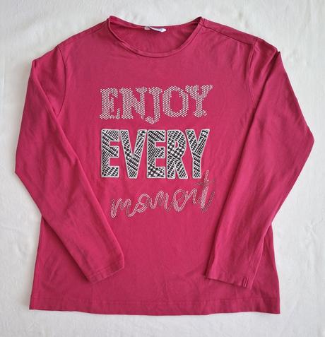 Tričko tmavoružové s nápisom, mayoral,164