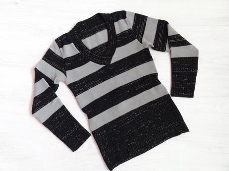 Pásikavý pulover, m