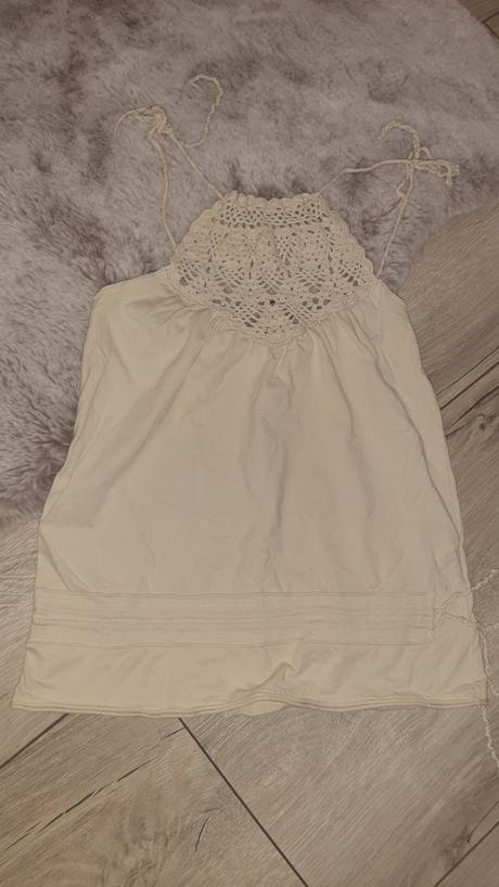 Tielko s háčkovaným dielim, h&m,34