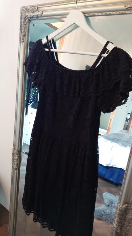 Čierne šaty, h&m,38