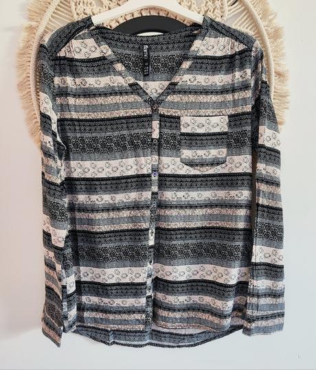 Vzorovaná blúzka flame, xl