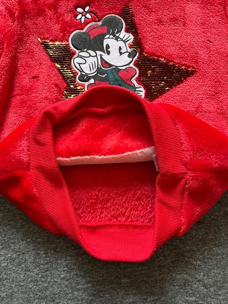 Mikina minnie huňatá, disney,104