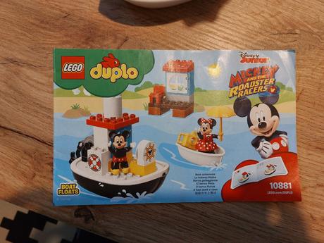 Lego duplo mickey na lodi 10881,