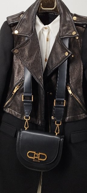 Prechodný kabátik s kožou vel. s-m, zara,m