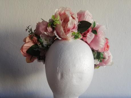 Čelenka - party svetlo ružová,