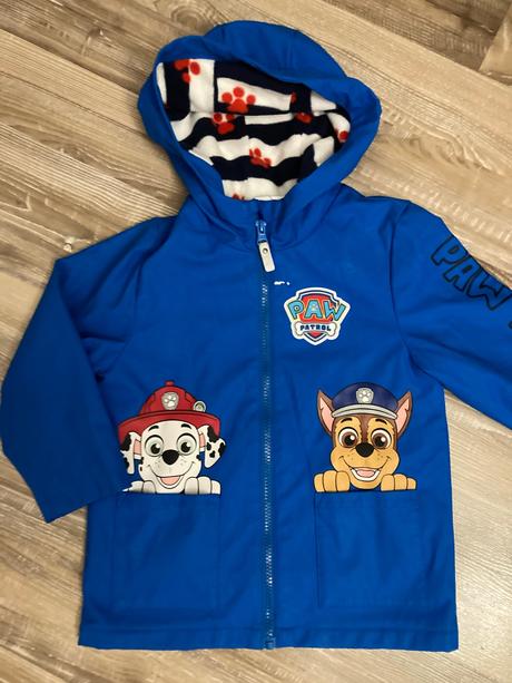 Prechodná nepremokavá bundička paw patrol, f&f,110