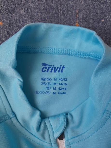 Modré cyklistické tričko/ športové tričko, crivit,m