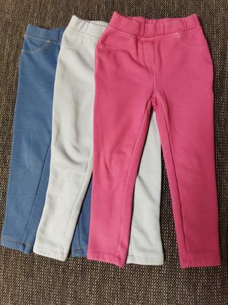 Zateplené nohavice 3x, lupilu,98