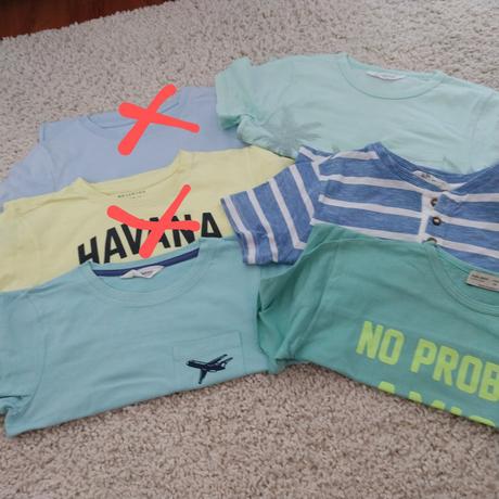 Tričká 134/140, h&m,134