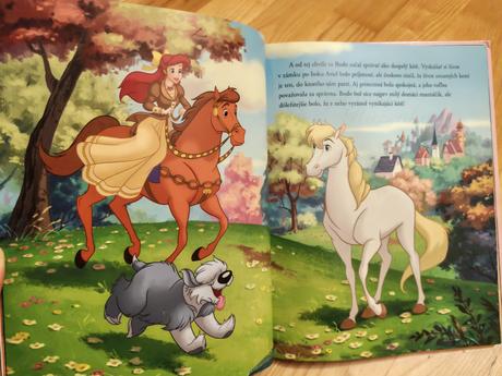 Knihy disney princess - rozprávky o koňoch,