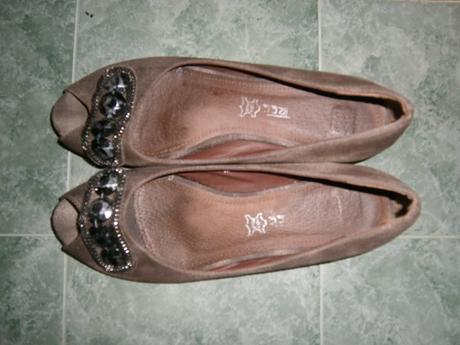 Balerínky s koženou stielkou, 38