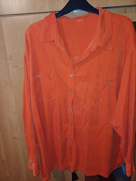 Dámska oranžová košeľa xxxl, xxxl