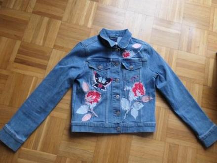 Gant original luxusna,vysivana trendy riflovka, gant,xs