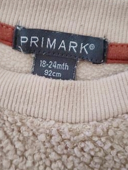 Huňatá mikinka, primark,92