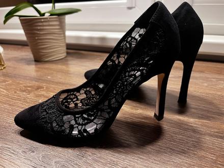 Spoločenské lodičky s čipkou, 36