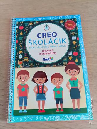 Creo pracovné listy "školáčik" (stierateľná), 