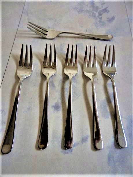 Dezertné vidličky / 6 ks,