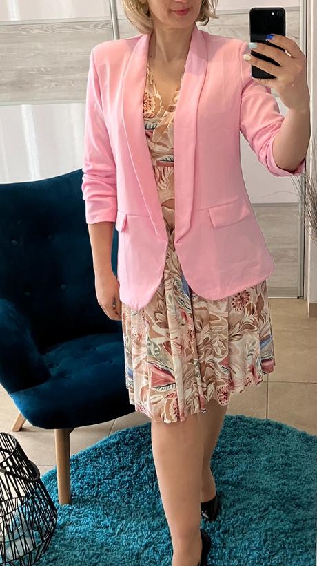 Dámske vzorované áčkové šaty, l / m / s