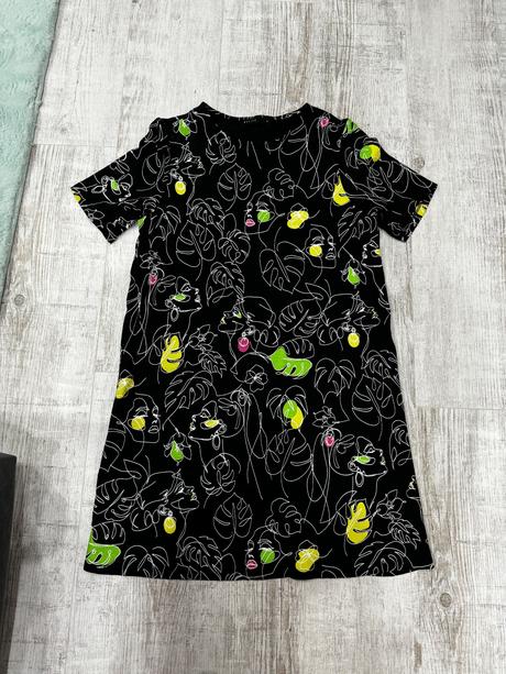 Čierne vzorované šaty m, mohito,m