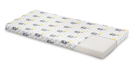 Sensillo vložky do postieľky molitán slony hr.6 cm, šírka (cm): 60,dĺžka (cm): 120