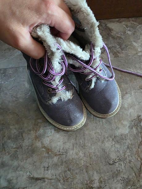 Fialové členkové topánky 28, 28