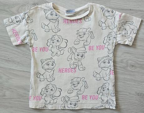 Tričko paw patrol, tesco,104