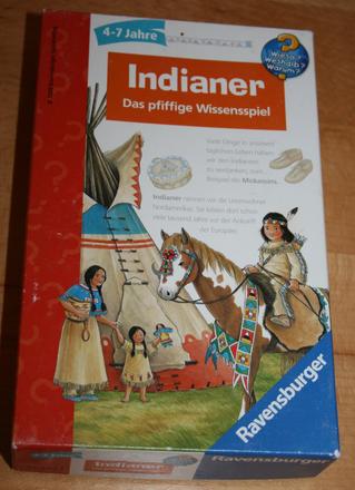 Cestovná spoločenská hra s indiánmi,