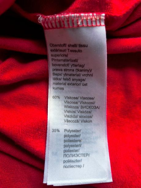 Červené midi šaty, bonprix,46