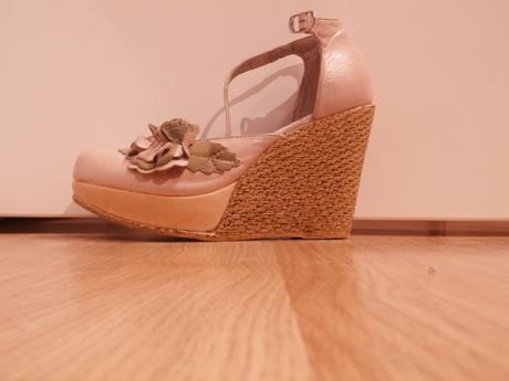 Dámske sandále-kožené platformy., 36