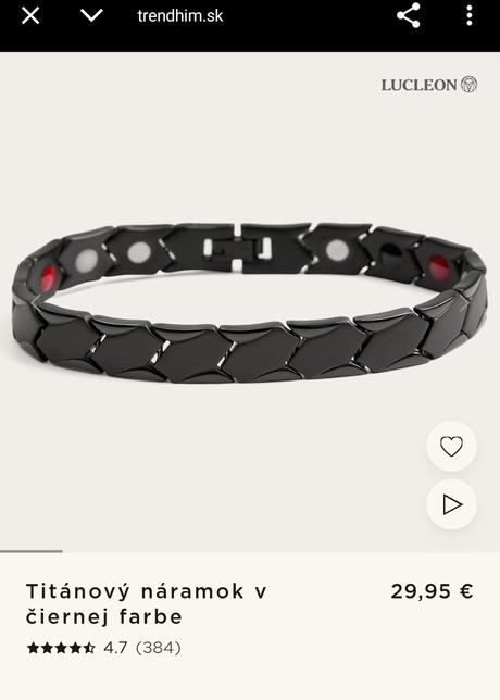 Pánsky titánový náramok,