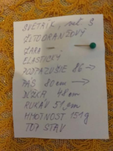 Svetrík letný zara, zara,s