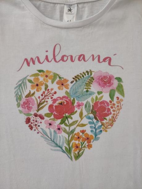 Bavlnene tricko milovana, xs