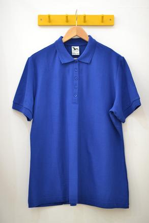 Dámska modrá polokošeľa 2xl, xxl