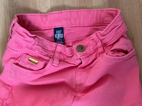 Zara ružové rifľové kraťasy, zara,86