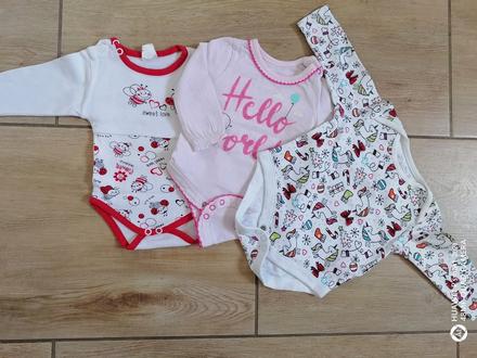 3x body dlhý rukáv, f&f,56