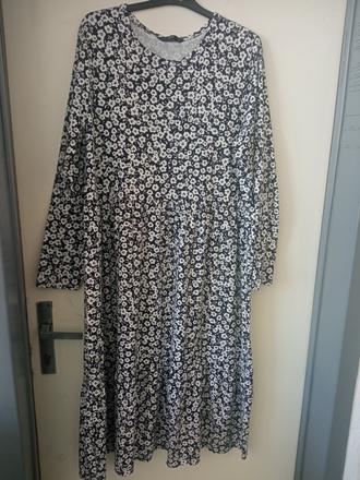 Kvetované šaty, xxl