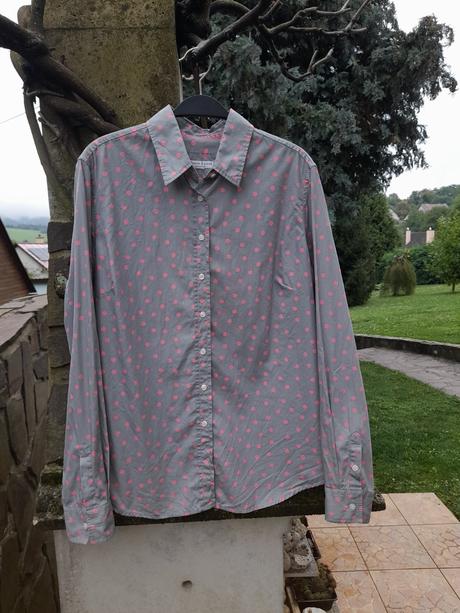 Košeľa  s bodkami, xl